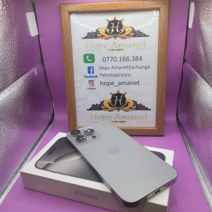 HOPE AMANET P2-iPhone 16 Pro Max / 256 GB / BT 97 % /CIC 306