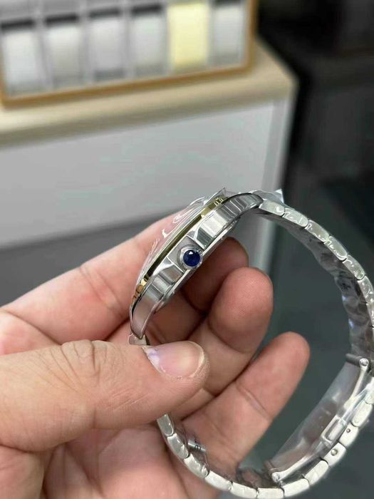 cartier santos 100 двуцветен
