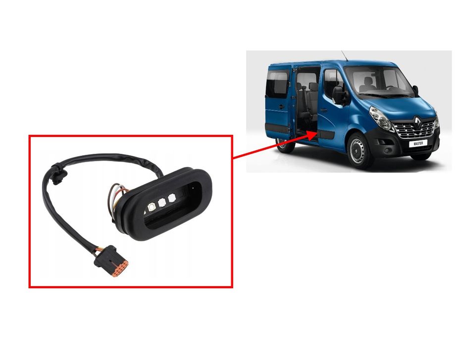 Контакт за плъзгаща врата за Opel Movano B