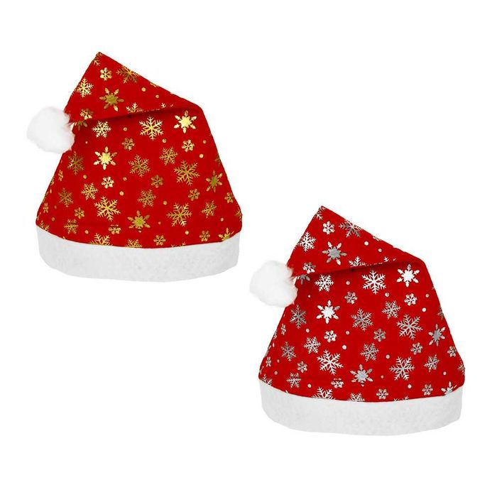 Шляпа снежинка Санта клаус