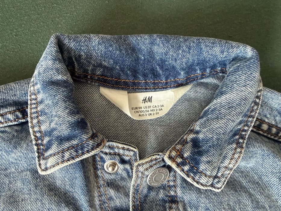 детско дънково яке (син деним)