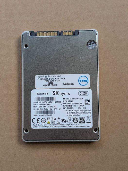 SSD SK hynix SC401 de 512GB sata