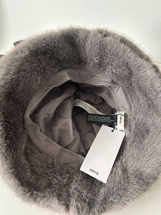 MANGO - чисто нова пухкава дамска шапка