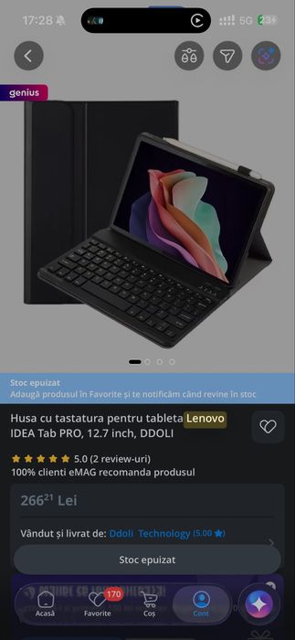 Tableta Lenovo Idea Tab Pro, Octa-Core, 12.7”