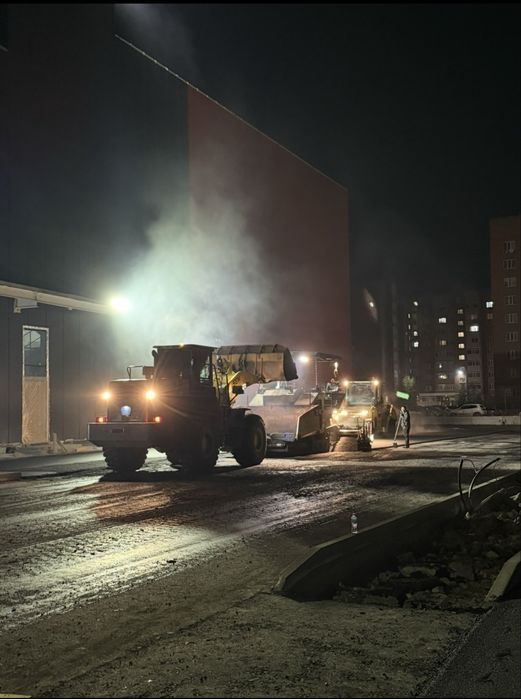 Укладка асфальта асфальтирование дорог