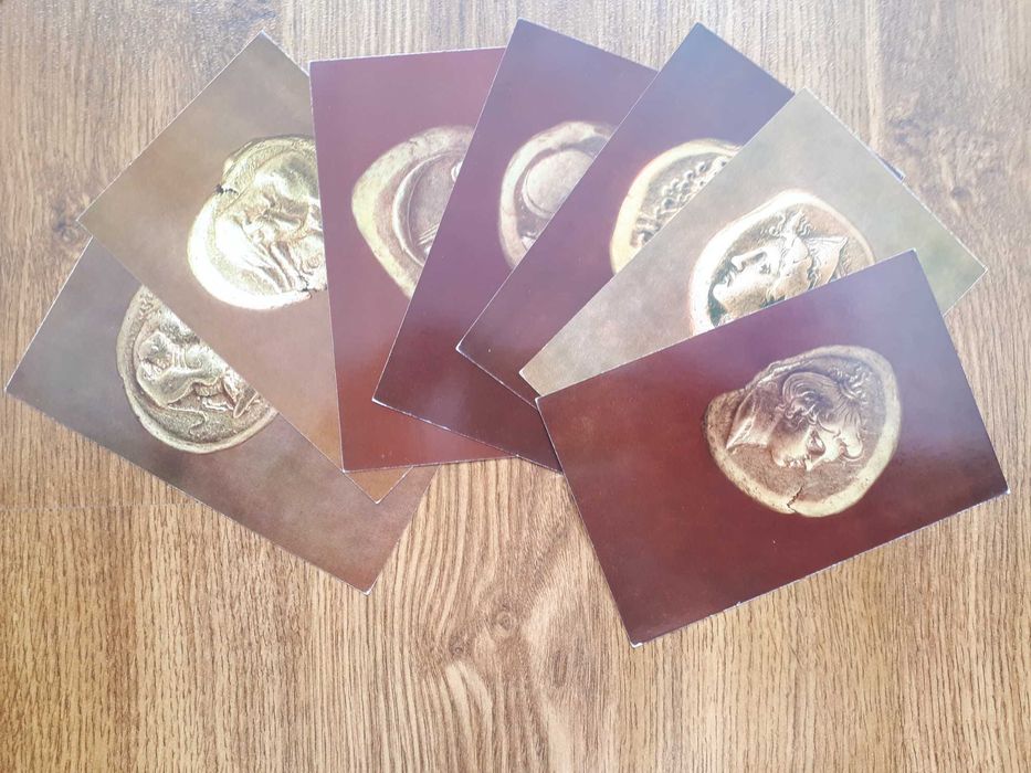 открытки с монетами