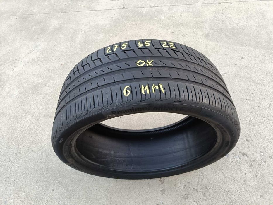 O anvelopa vara 275 35 22 Continental PremiumContact profil de 6 mm