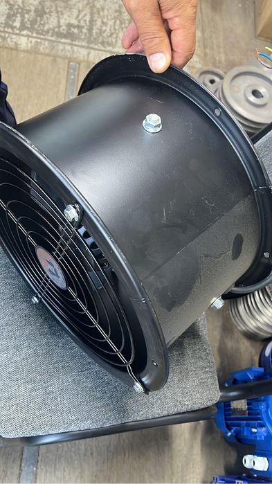 Вентиляторы осевые круглые квадратные