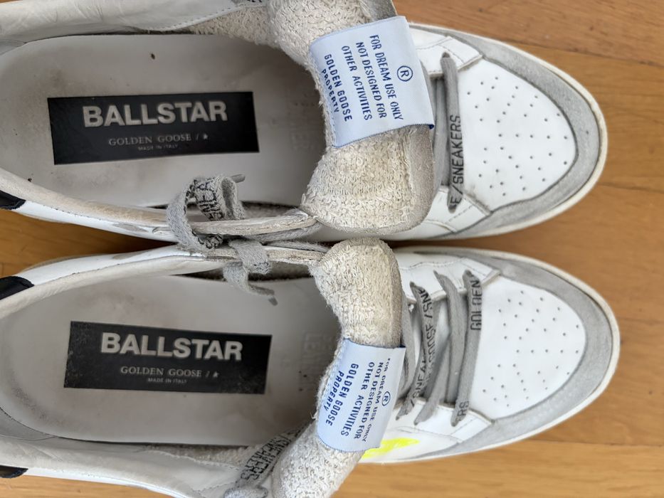 Sneakers Golden Goose Ball Star – Alb și Galben Fluorescent – Mărimea EU 40