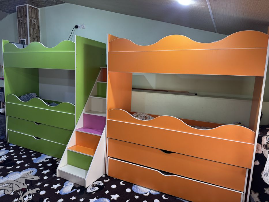 Мебель: детский кравать, состаяния хорошая 4 яросный