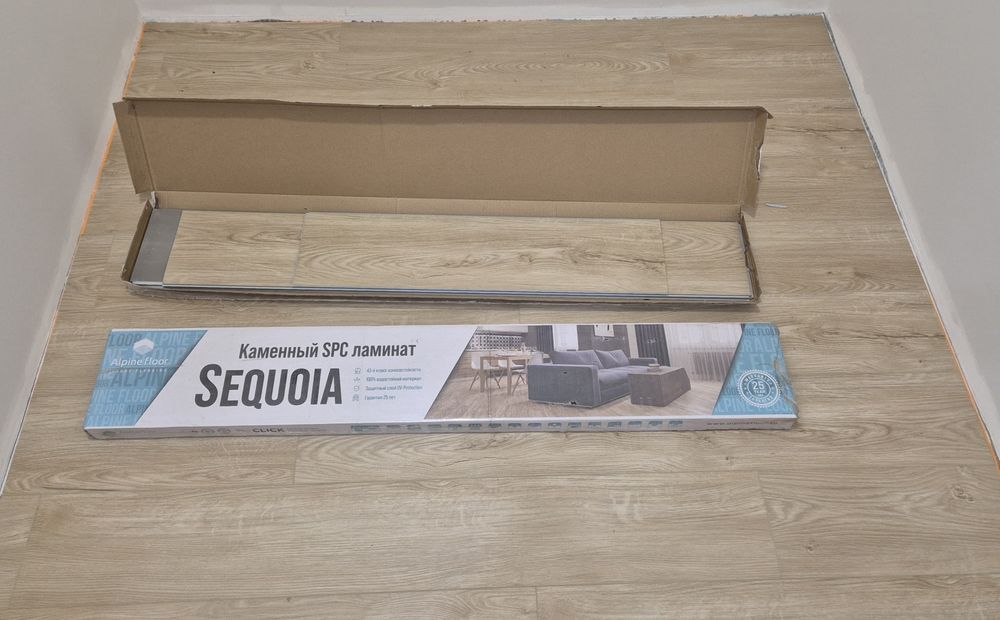 SPC ламинат Alpine floor - 1 упаковка (10 шт.). Цвет - Секвойя Калифор