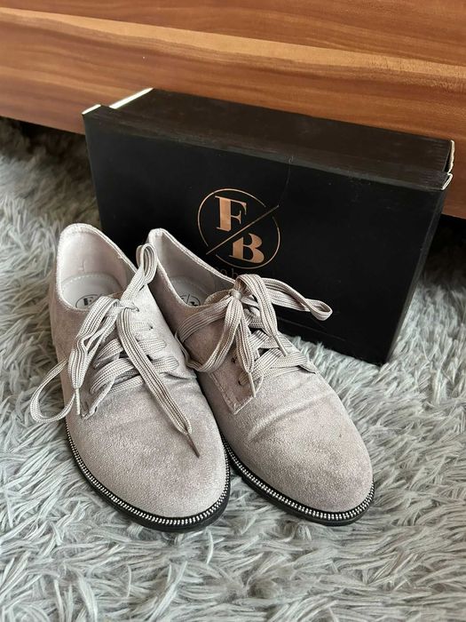 Pantofi femei casual culoare gri marime 36