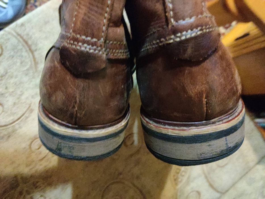 Мъжки кожени боти Bugatti. Размер 43