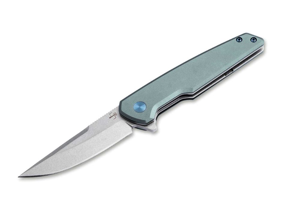 Briceag Boker Plus The Dace, maner aluminiu gri, lama otel Nitro-V