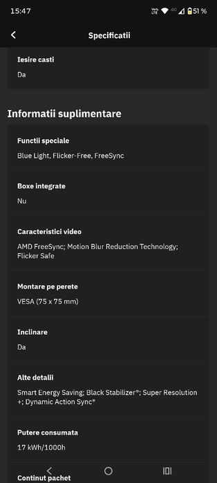 Monitor lg 24 inchi