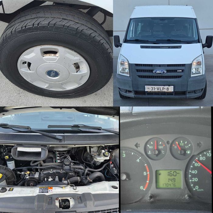 Ford Transit dublucabina, 7 locuri plus marfă