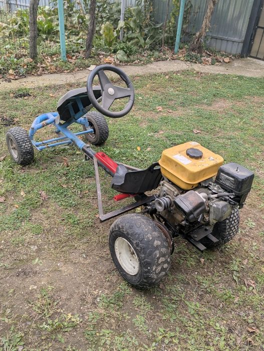 Kart  cu motor artizanal