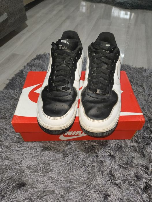 nike air force 1 custom black/white