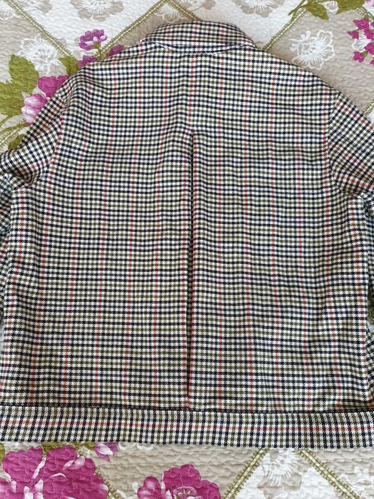 Jacheta camasa bumbac carouri Tommy Hilfiger Zara Massimo Dutti