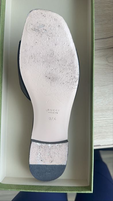Оригинални кожени чехли Gucci