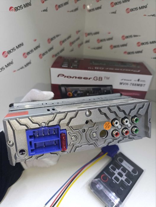 Pioneer Magnitafon 768 BT Bluetooth Radio,USB, AUX, Kuchli ovoz