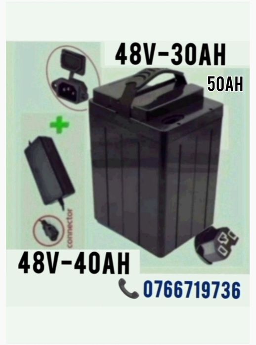 Baterie Scuter 48V-30Ah-40Ah-50Ah + Încărcător