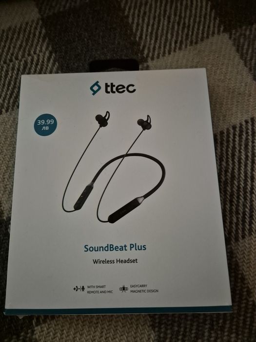 ttec SoundBeat Plus-блутут слушалки 3 бр. Нови