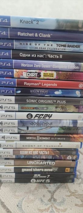 Диски ps 5, ps 4
