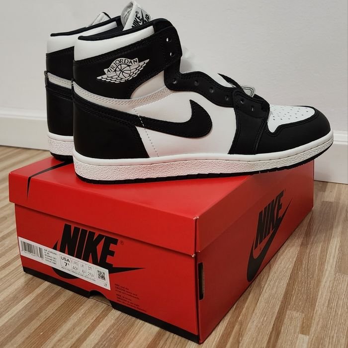 Air Jordan 1 Retro High 85 Black White BQ4422-001 (EU40,5 | US7.5 | UK