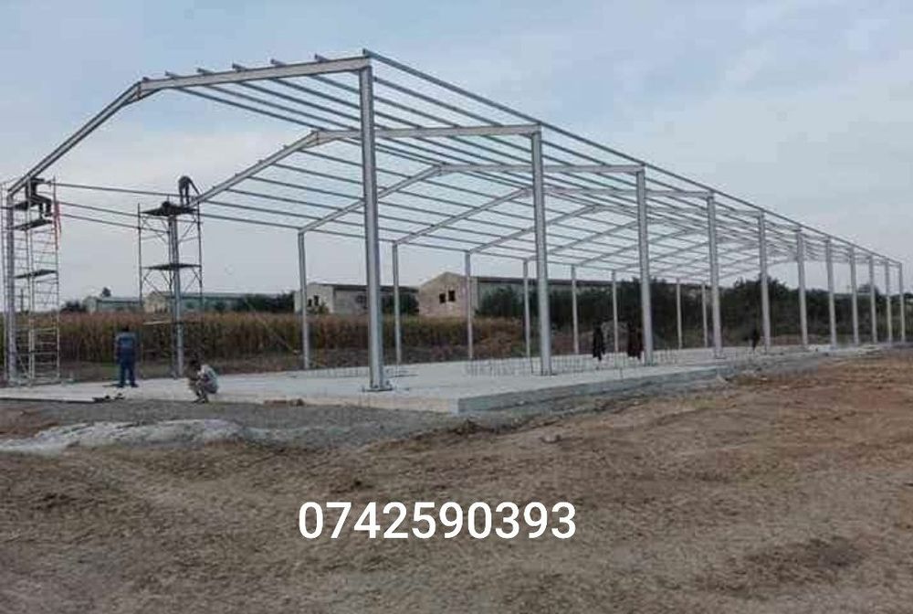 Hale metalice structurii complete