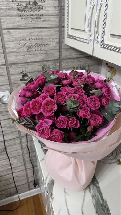 спрей розы свежие