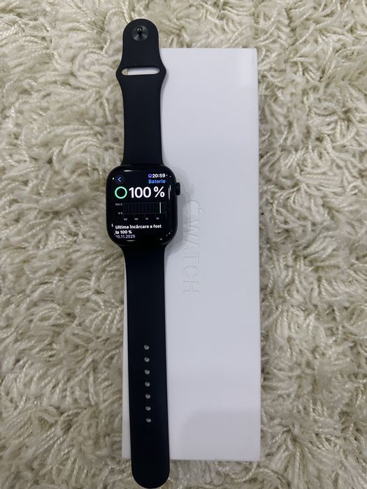 Apple Watch Series 10 46mm Jet Black Al Black