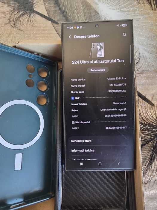 Samsung S24 Ultra 512 GB 12 GB Ram Black