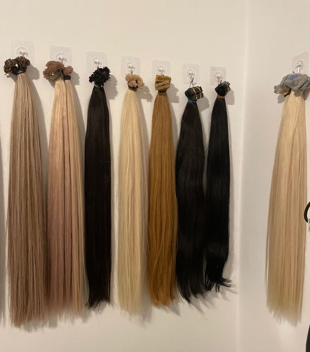 Extensii tape și cheratină Aplic și montez