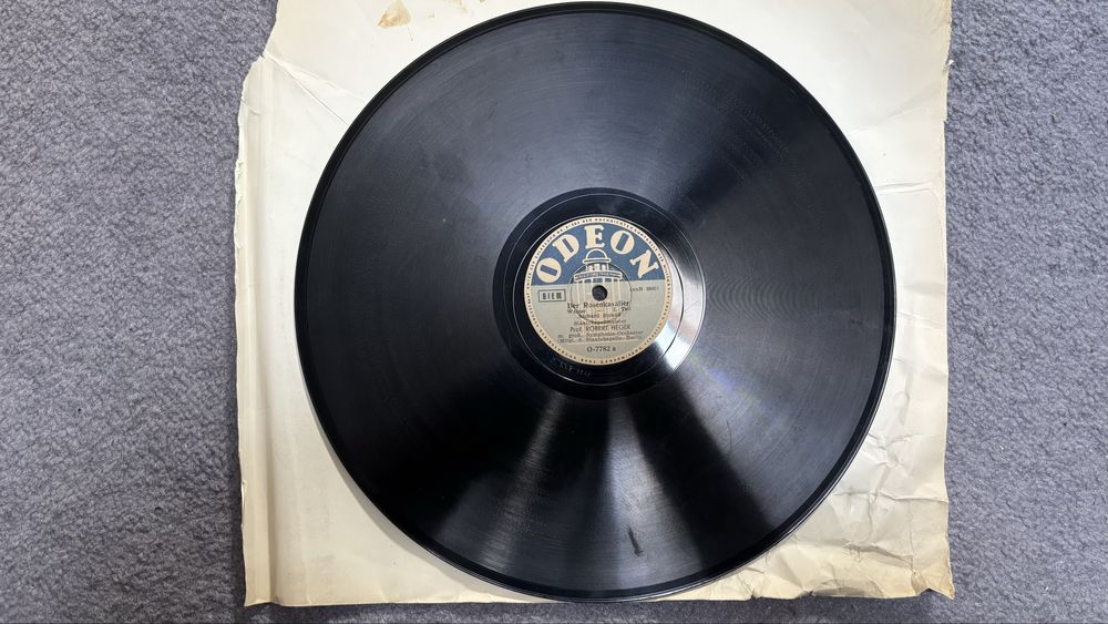 3 discuri shellac de 10”/ 12", gramofon, 78 rpm