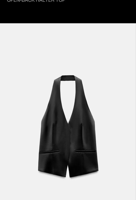 Сатенен топ Zara