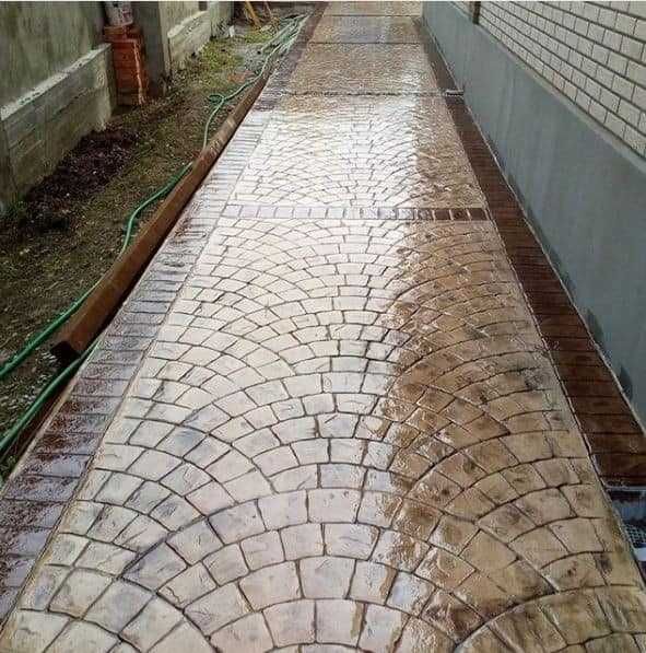 Щампован бетон, барбекюта, чешми и др.