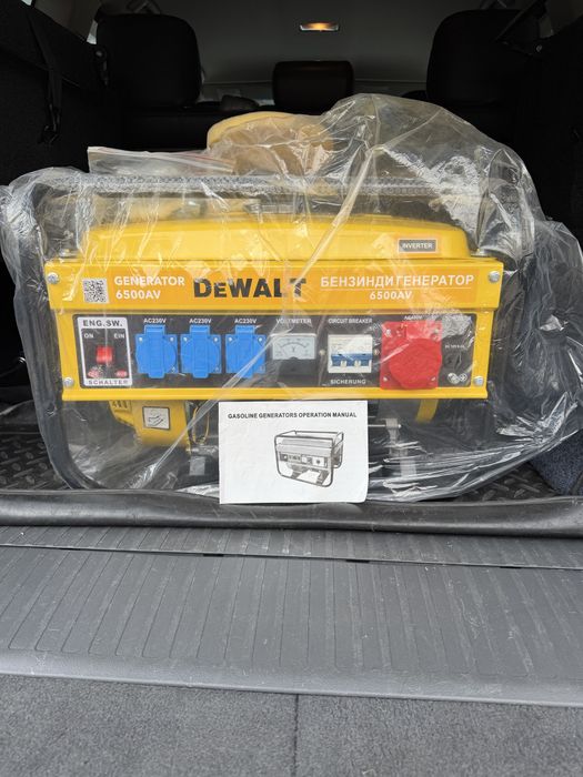 Генератор DeWalt 6,5 квт
