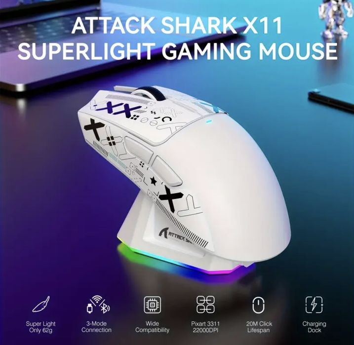Мышка Atack Shark X11