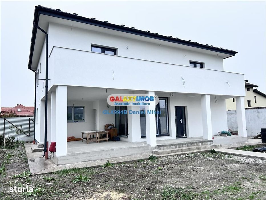 Casa 5 cam\/4bai\/terasa\/227mp-Panouri 10kw-Pompa caldura10kwTeren