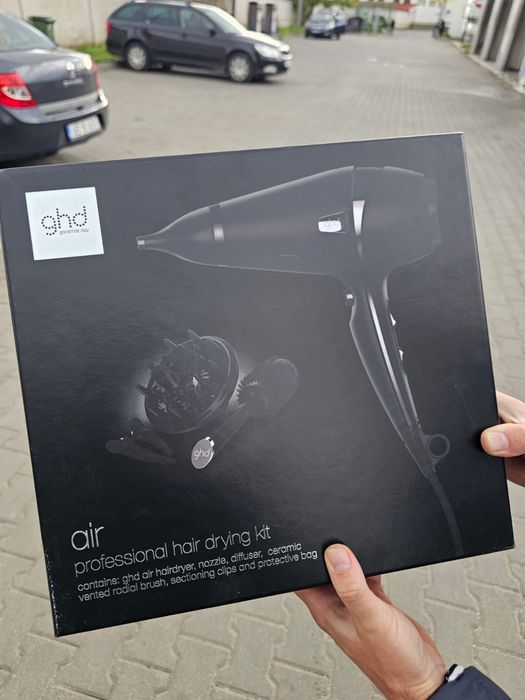 Uscator de par ghd Air®️ Hair Drying Kit, 2100W, Negru