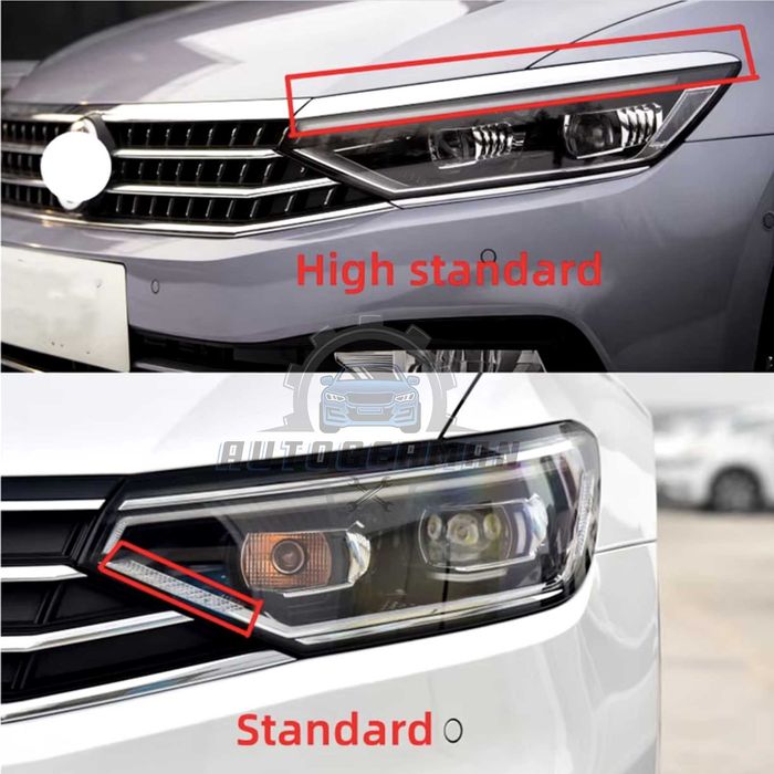 Капаци фарове Volkswagen VW Passat B8.5 High (19-22) стъкло фар крушки Фолксваген Пасат Б8.5 xenon