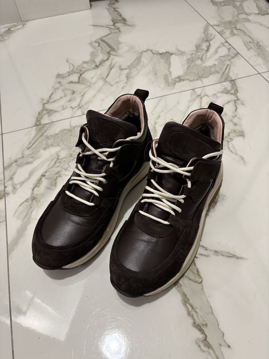 Кожанная обувь зима