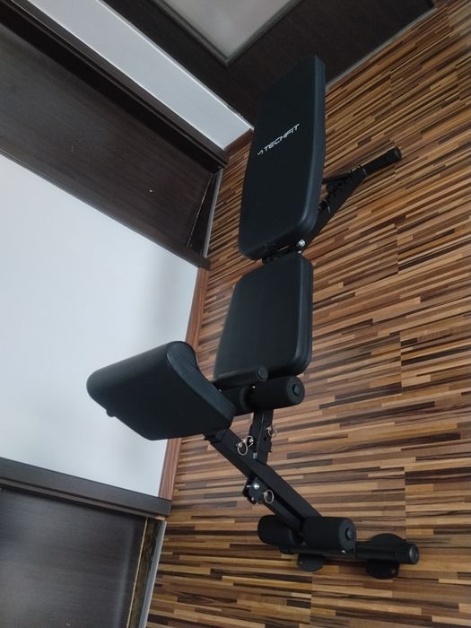Banca multifuncțională, abdomene, gantere