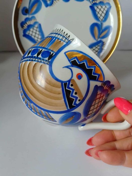 Руски порцелан Вербилки чаша за чай