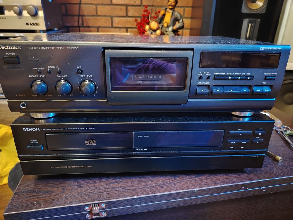 Deck technics cd denon