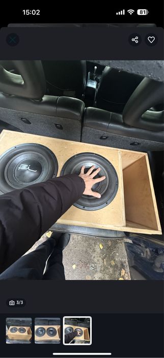 Subwoofer custom Fi  2x 1500w rms