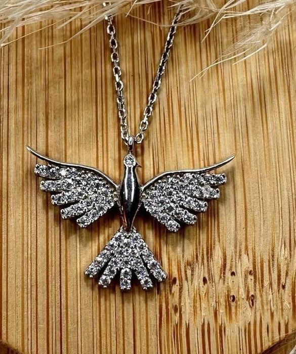 Сребърно колие Феникс проба 925