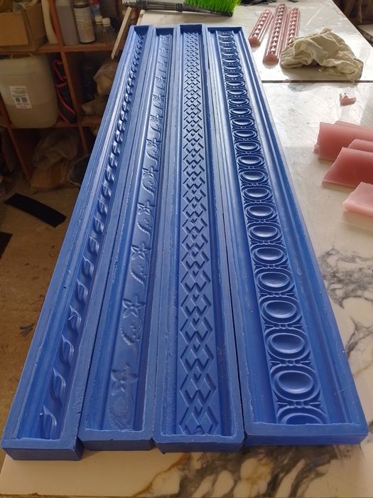 Matrițe silicon colțar și baghetă