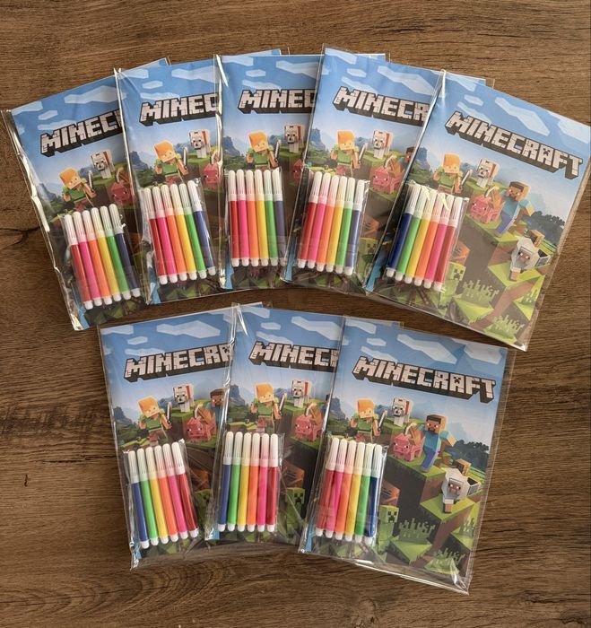 Персонализирани книжки за оцветяване Minecraft Майнкрафт